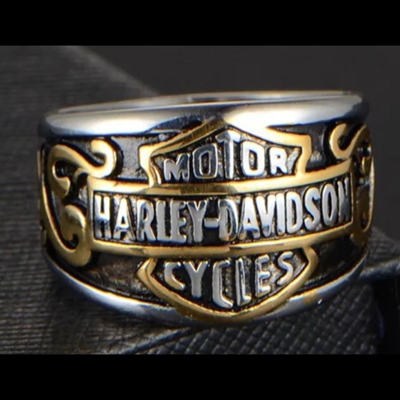 Harley Davidson Mens biker ring - Picture 2 of 5